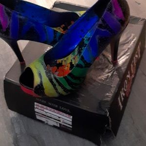 Colorful Iron Fist Shoes size 11